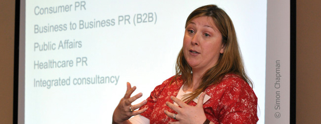 BristolOppsDay090404-ticker05 New opportunities: Lis Anderson was one of the guest speakers at the NUJ Opportunities Day (Picture: Simon Chapman)